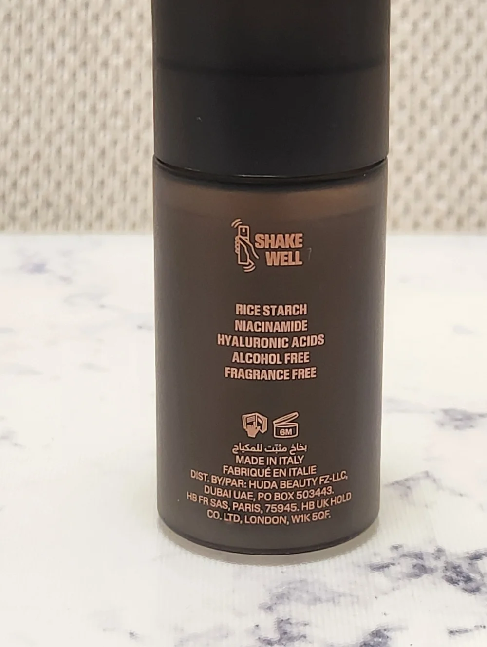Huda Beauty Easy Bake Setting Spray Travel Size 1.01 Oz New No Box